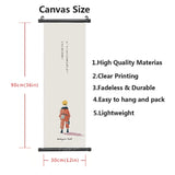 Minimalist Naruto Canvas Wall Scrolls