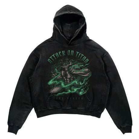 This hoodie carries the fierce spirit of the anime's beloved characters. | If you are looking for more Attack of Titan Merch, We have it all! | Check out all our Anime Merch now!