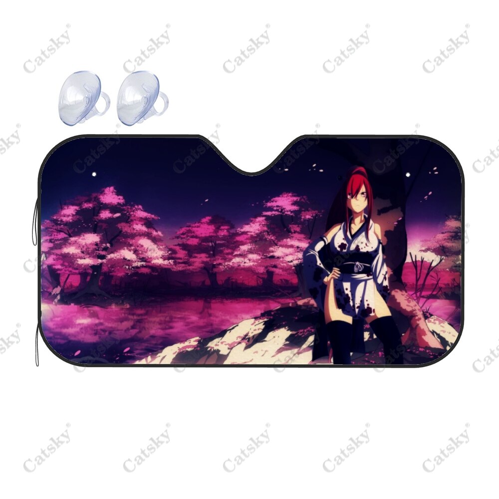 Erza Scarlet Fairy Tail Car Sun Visor