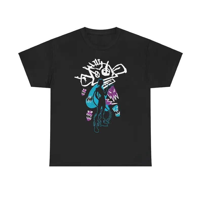 Immerse yourself in this kawaii Jinx tee, perfect for anime fans. Looking for more Arcane merch? Explore our full collection of anime merch now!