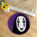 Spirited Away No Face Man Handmade Tufted Rug