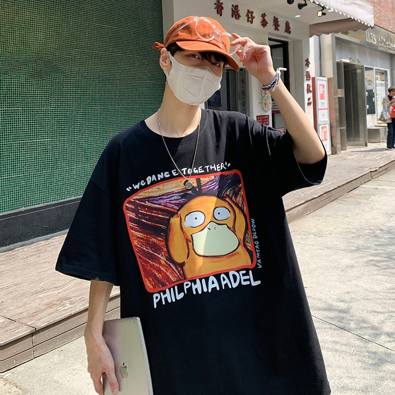 Get the coolest Anime shirts which include our Ducky Daze Cotton Tee | Here at Everythinganimee we have the worlds best anime merch | Free Global Shipping