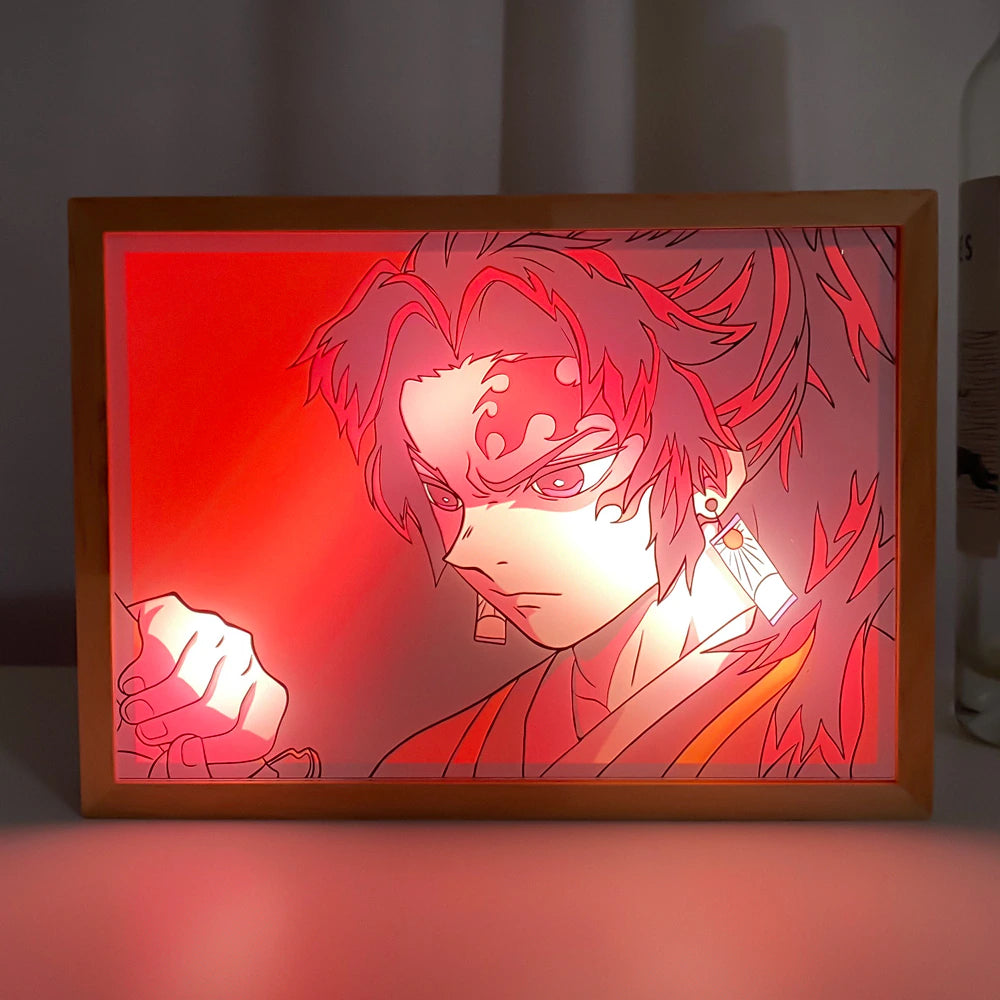 Demon Slayer yorichi LED Photo Frame Light