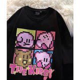 Step into a realm of comfort and whimsy with the Kirby's Cotton Dreamland Tee | Here at Everythinganimee we have the best anime merch in the world | Free Global Shipping