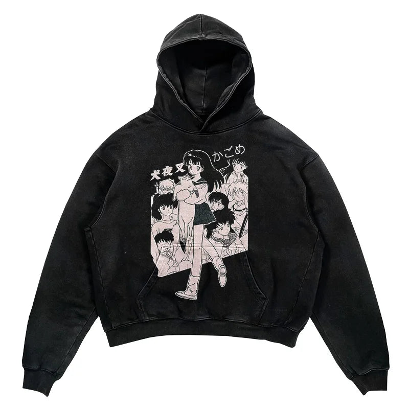 This hoodie is a wearable piece of art, showcasing your favorite characters. | If you are looking for more Inuyasha Merch, We have it all! | Check out all our Anime Merch now!