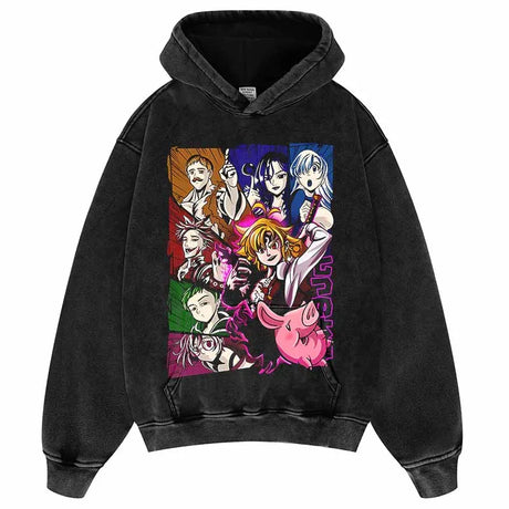 This Hoodie  celebrates the beloved Seven deadly sins Series, ideal for both Autumn And Winter. | If you are looking for more Seven deadly sins Merch, We have it all! | Check out all our Anime Merch now!