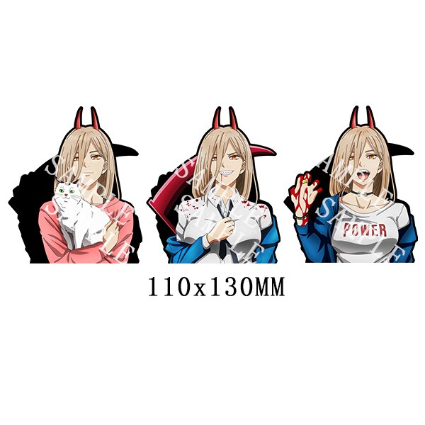 Chainsaw Man Power Motion Stickers