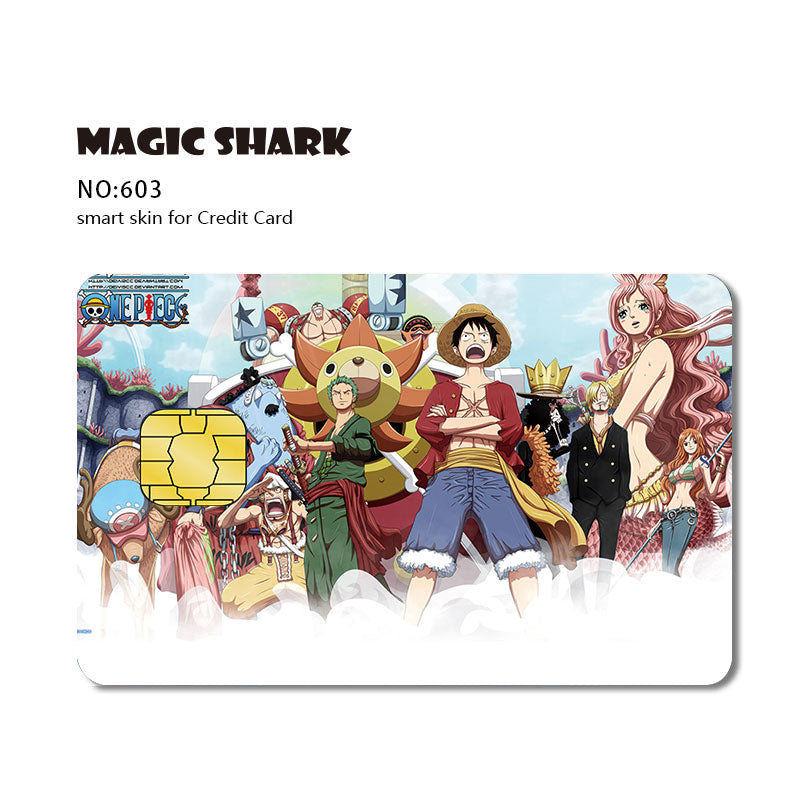 One piece anime credit card skin