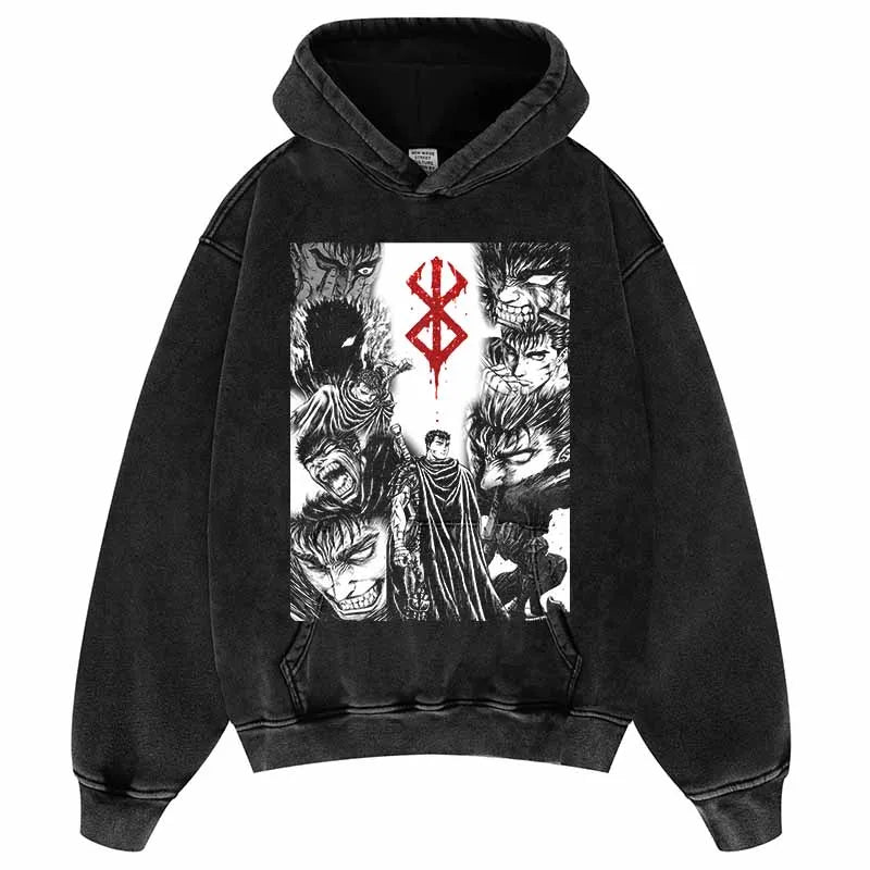 This Hoodie celebrates the beloved Berserk Series, ideal for both Autumn And Winter. | If you are looking for more Berserk Merch, We have it all! | Check out all our Anime Merch now!