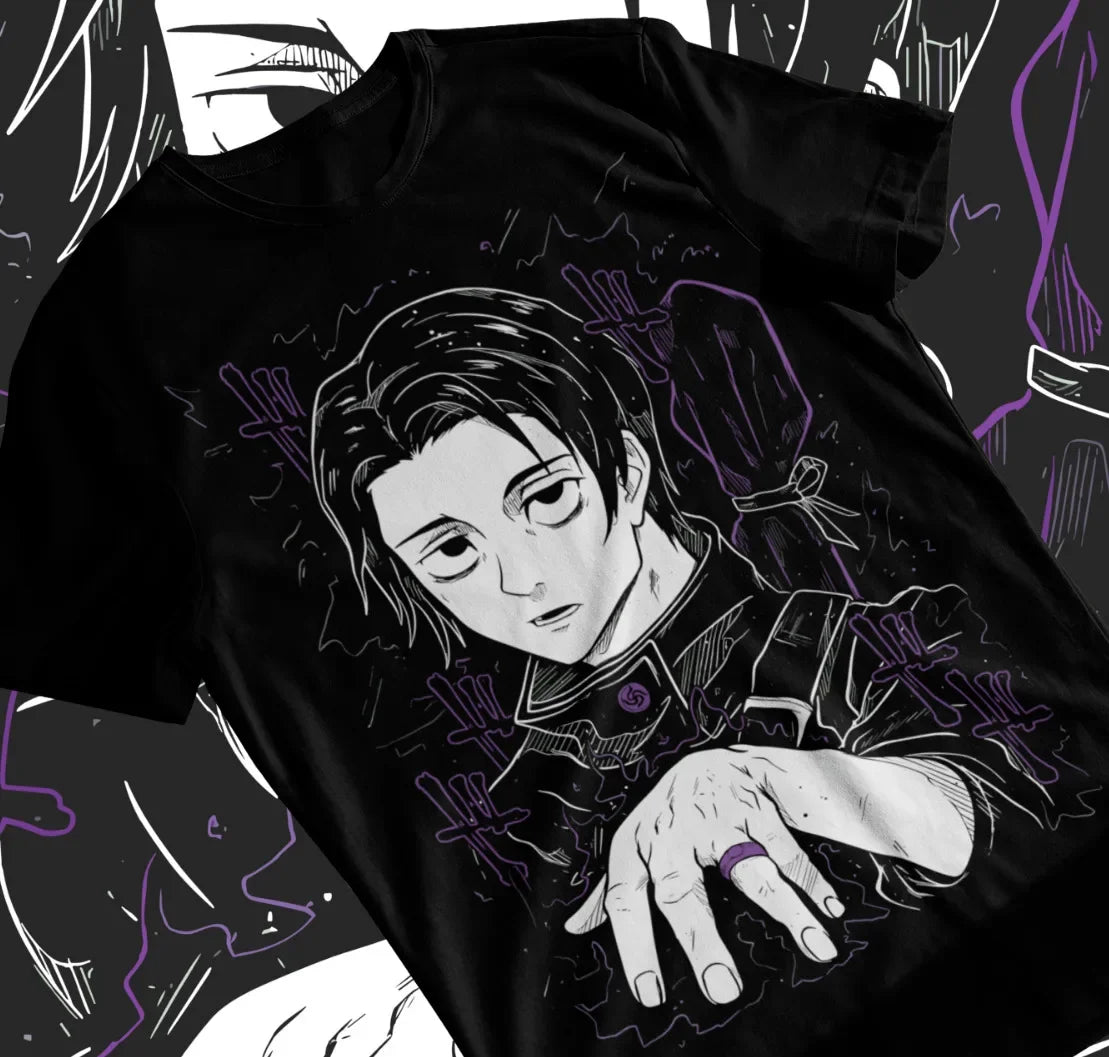 Here at Everythinganimee we have only the best anime merch! Free Global Shipping.
Unleash the power of the Jujutsu Kaisen with this amazing Yuta Okkotsu tee. Featuring a bold and intense design.