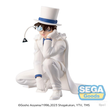 Behold the figure of Kaitou Kid, masterfully depicted in his iconic white suit and top hat. If you are looking for more Detective Conan Merch, We have it all! | Check out all our Anime Merch now!