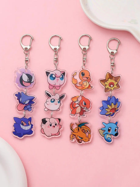 This keychains captures the magic of Pokemon. If you're looking for more Pokemon  merch,we have it all! Check out our anime merch now—free shipping!