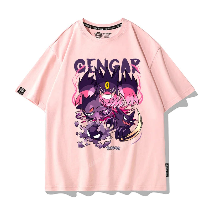 Immerse yourself in this striking Gengar Tee, perfect for anime fans. Looking for more Pokemon merch? Explore our full collection of anime merch now!