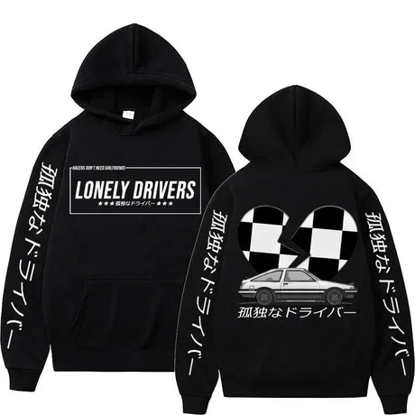 If you are looking for the coolest anime merch, well look no further Everythinganimee has it all! Check out our awesome Initial D hoodies!