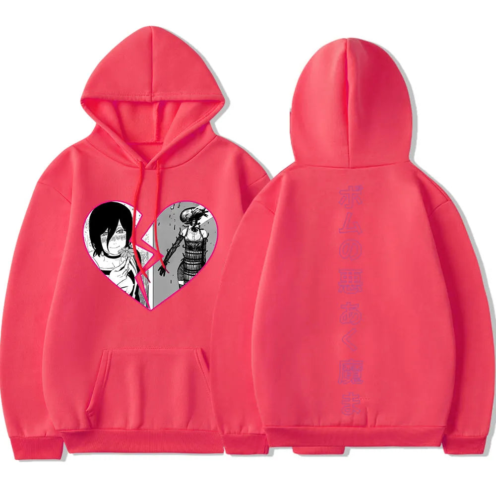 Immerse yourself in the chaotic world of Chainsaw Man with our Reze Hoodie! If you are looking for more Chainsaw Man Merch, We have it all!| Check out all our Anime Merch now!