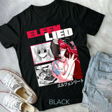 Here at Everythinganimee we have the best anime shirts in the world. 
Dive into the intense world of Elfen Lied with this bold Lucy tee.