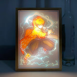 Demon Slayer Zenitsu Agatsuma LED Photo Frame Lamp