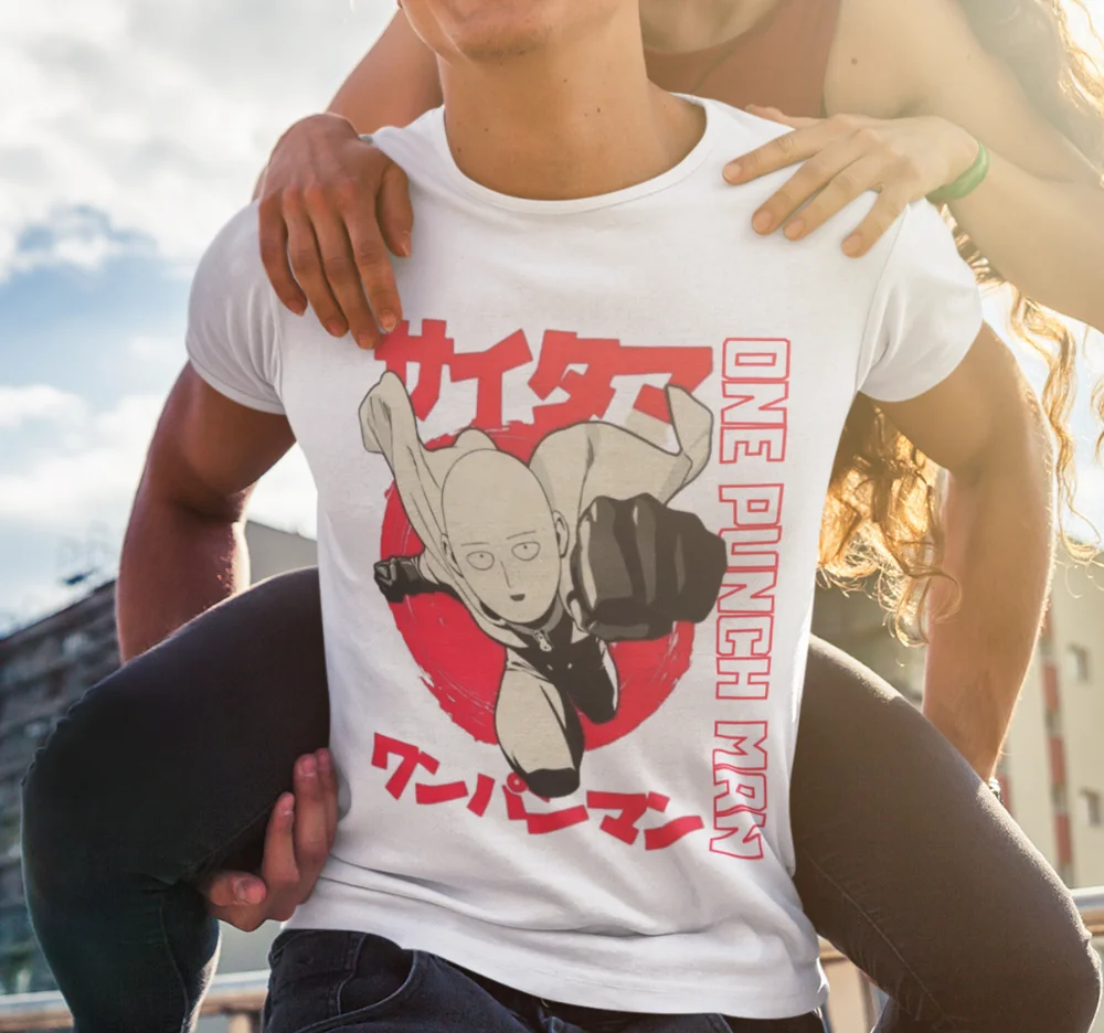 This tee features the powerful yet comically unassuming Saitama in a bold, eye-catching print. If you are looking for more One Punch Man  Merch, We have it all! | Check out all our Anime Merch now!