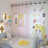 Sailor Moon Window Curtains