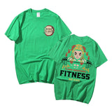 Demon Slayer Rengoku Flame Breathing Fitness T-Shirt