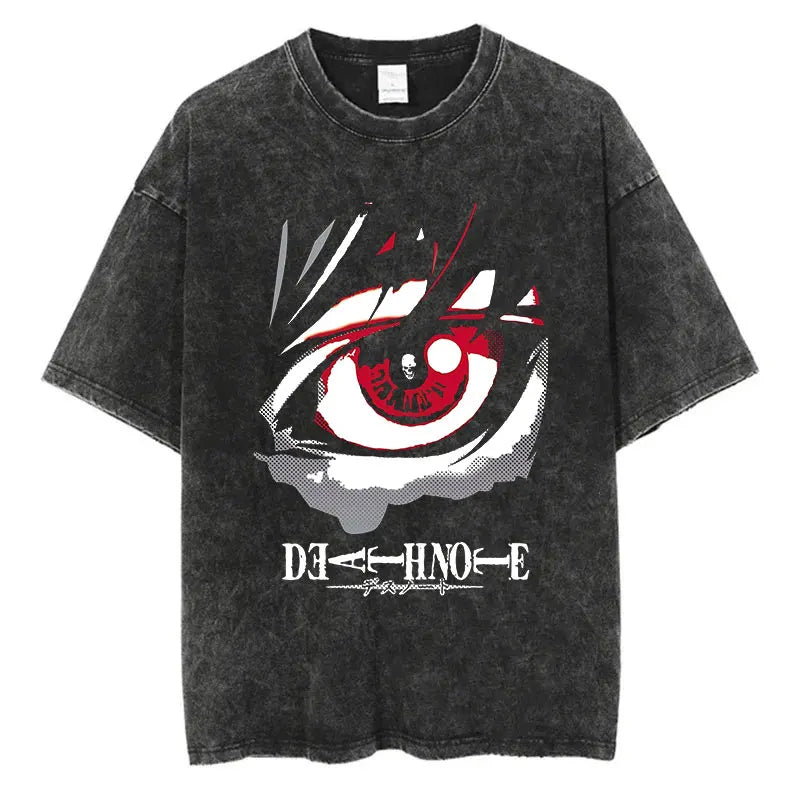 This vintage tees features various iconic characters and scenes from Death Note, perfect for fans. If you are looking for more  Death Note Merch, We have it all! | Check out all our Anime Merch now!