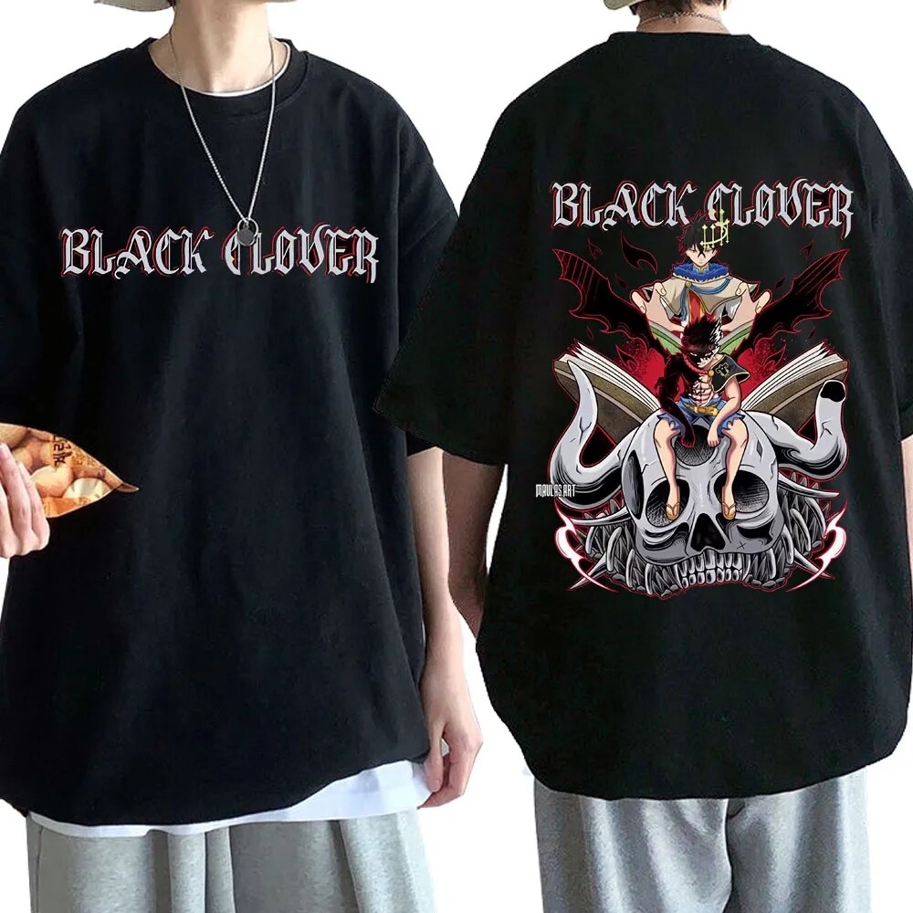 This shirt features iconic emblems & characters from the popular anime series Black Clover. If you are looking for more Black Clover Merch, We have it all!| Check out all our Anime Merch now! 