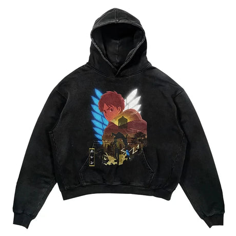 This hoodie carries the fierce spirit of the anime's beloved characters. | If you are looking for more Attack of Titan Merch, We have it all! | Check out all our Anime Merch now!