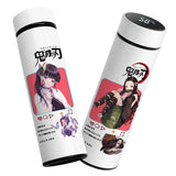 Japanese Cartoon Anime Demon Slayer Kamado Tanjirou Nezuko Stainless Steel 304 Thermos Cup Office Water Cup, everythinganimee