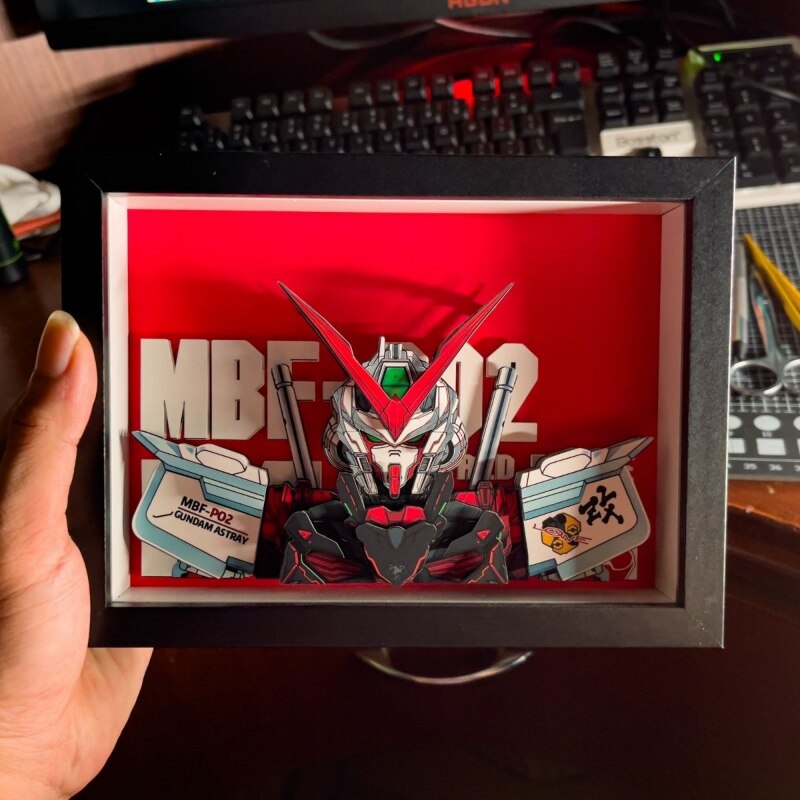 Gundam Mech Warrior 3D Photo Frame