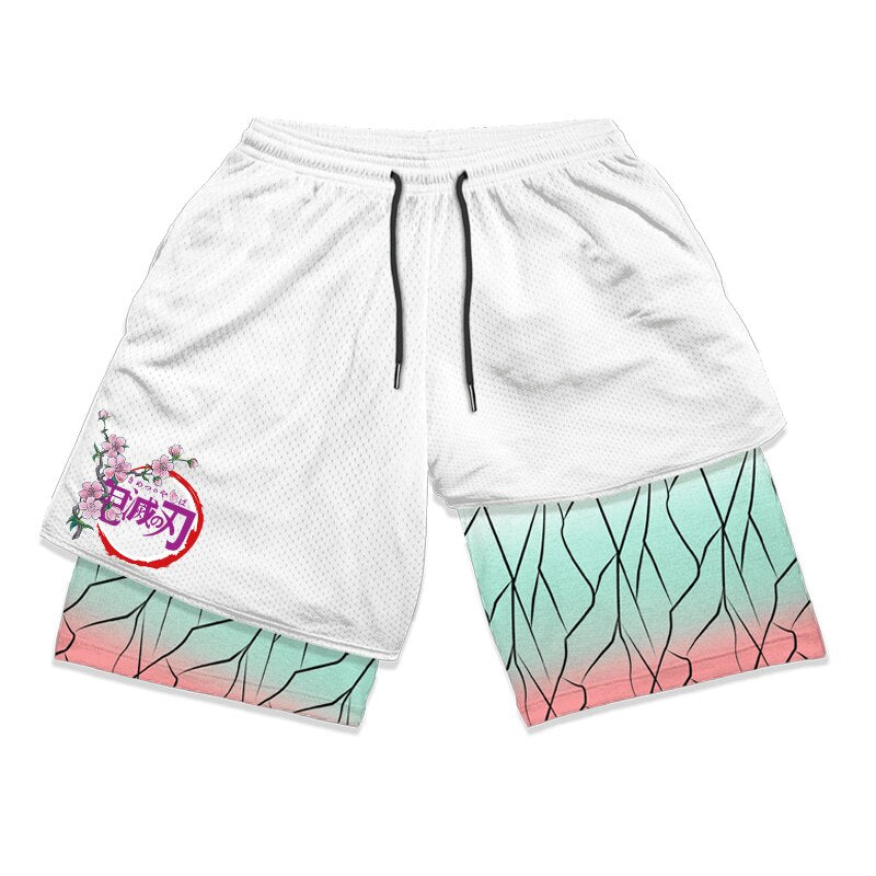 Shinobu Kocho Demon Slayer Gym Shorts