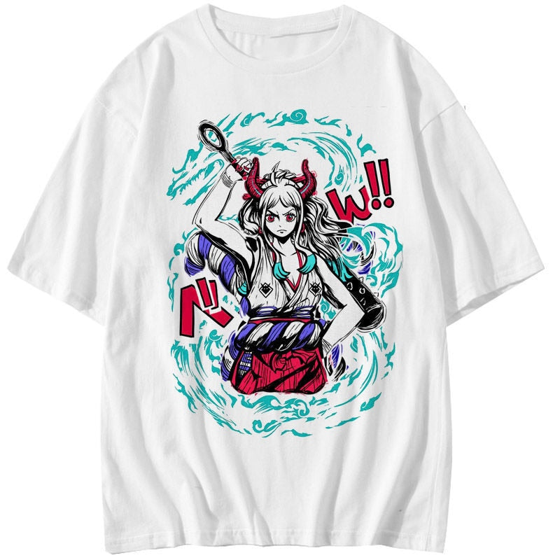 This shirt captures the magic of Yamato. If you're looking for more One Piece merch, we have it all! Check out our anime merch now—free shipping!