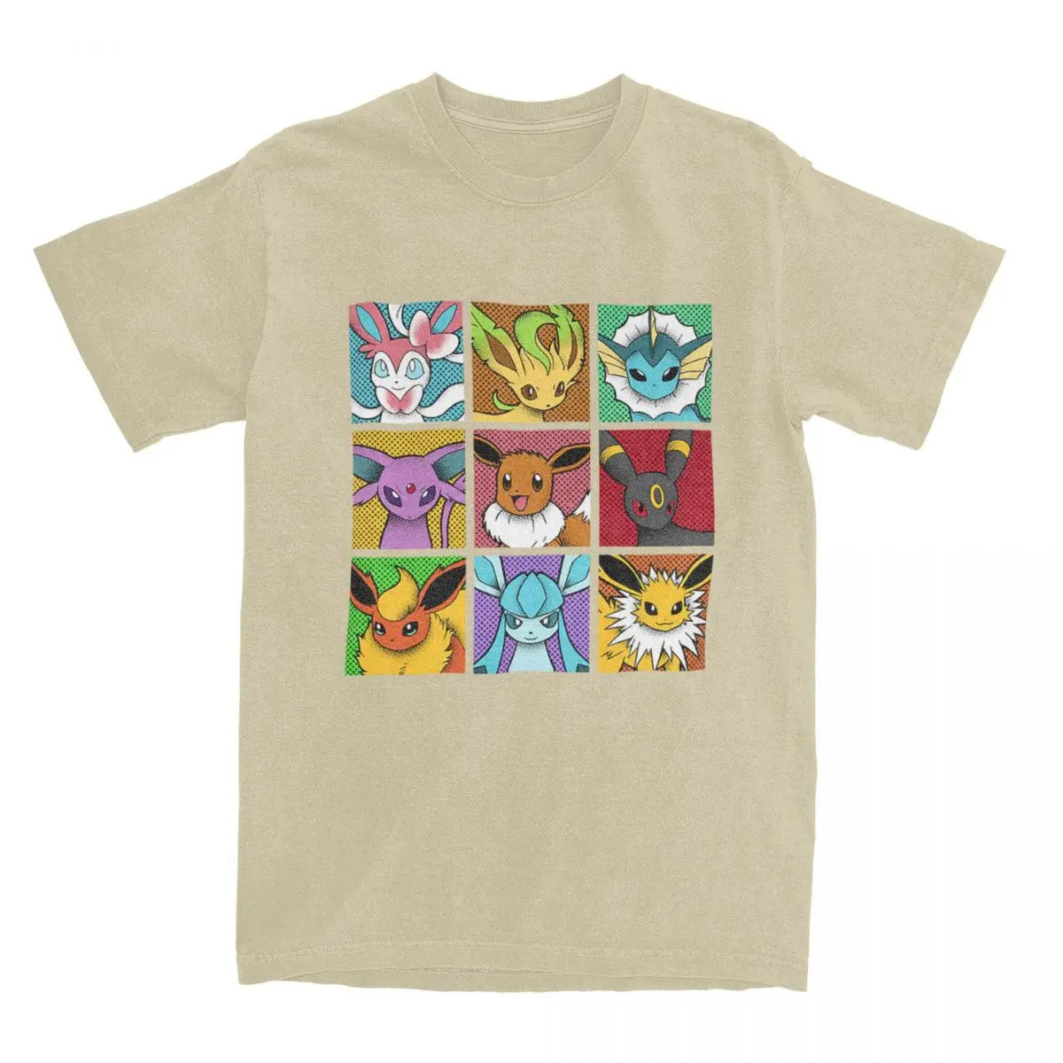 Catch em all with our Pokémon Eevee Evolution Spectrum Tee | Here at Everythinganimee we have the worlds best anime merch | Free Global Shipping