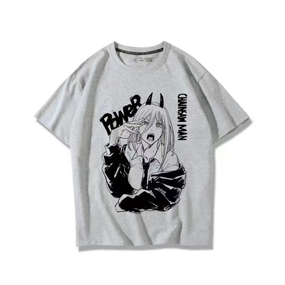 Chainsaw Man Power Anime T-shirt