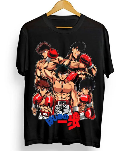 This tee captures the magic of Hajime No Ippo. If you're looking for more Hajime No Ippo merch, we have it all! Check out our anime merch now—free shipping!