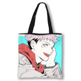 This canvas bag is a labor of love, to capture love of your anime characters. If you are looking for more Jujutsu Kaisen Merch, We have it all! | Check out all our Anime Merch now!