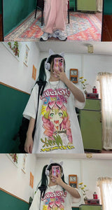 Oversized Mitsuri Kanroji Demon Slayer Tee