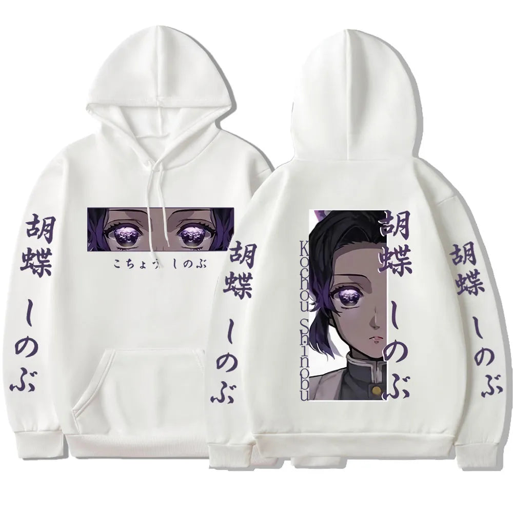 Experience the Elegance Shinobu Kochou with our Demon Slayer Hoodie! | If you are looking for more Demon Slayer Merch, We have it all! | Check out all our Anime Merch now!