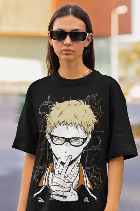 Immerse yourself in this striking Kei Tee, perfect for any Kei fans. Looking for more Haikyuu merch? Explore our full collection of anime merch now!