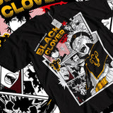 Here at Everythinganimee we have the best anime shirts in the world. 
 Show your allegiance to the Black Bulls with this bold Black Clover Magic Knight tee featuring fan-favorite characters like Asta and Yami Sukehiro.