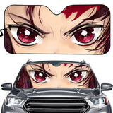 Demon Slayer Eyes Front Windshield Sunshade