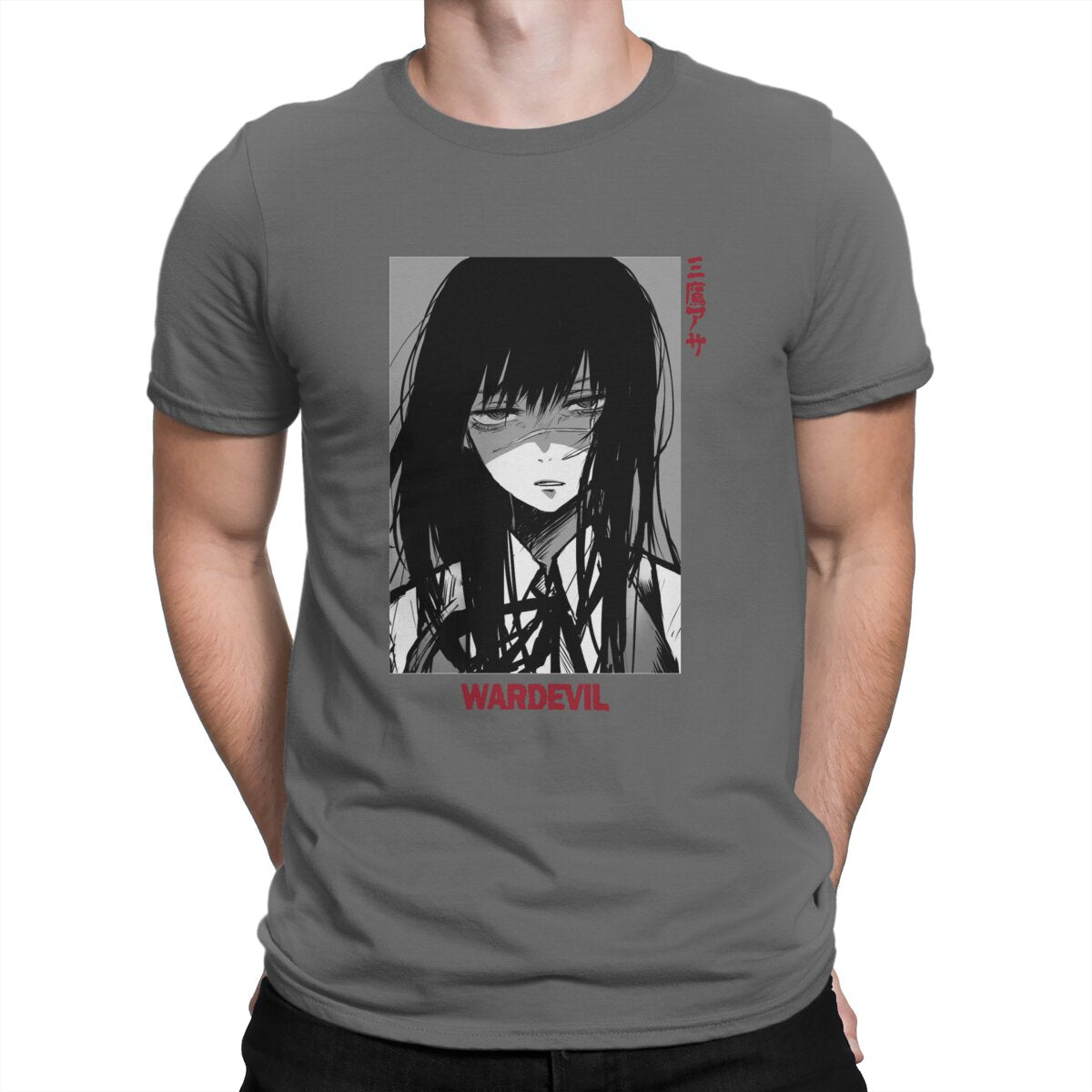 Embrace the dark allure of Chainsaw Man with our Asa Mitaka T-Shirt. Here at Everythinganimee we have only the best anime merch! Free Global Shipping