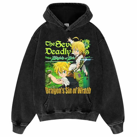 This Hoodie  celebrates the beloved Seven deadly sins Series, ideal for both Autumn And Winter. | If you are looking for more Seven deadly sins Merch, We have it all! | Check out all our Anime Merch now!