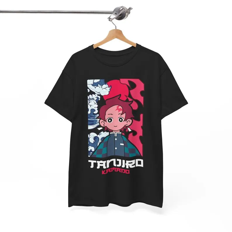 Immerse yourself in this striking Tanjiro Tee, perfect for any Tanjiro fan. Looking for more Demon Slayer merch? Explore our full collection of anime merch now!