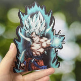 This electrifying sticker captures the essence of Goku, in a dynamic 3D effect. If you are looking for more Dragon Ball Z Merch, We have it all!| Check out all our Anime Merch now!