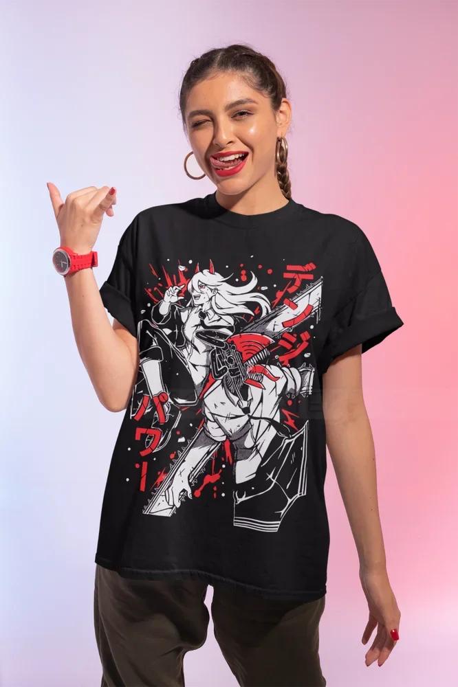 Power & Denji T-Shirt - Chainsaw Man