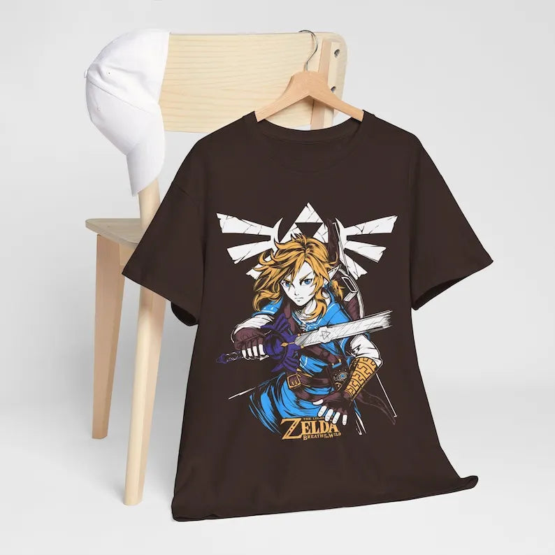 This tee captures the magic of Link. If you're looking for more The Legend of Zelda merch, we have it all! Check out our anime merch now—free shipping!