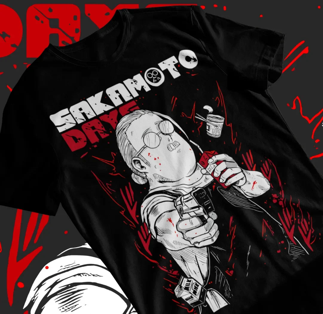 Here at Everythinganimee we have only the best anime merch! Free Global Shipping.
Unleash the power of the Sakamoto with this kawaii tee. Featuring a bold and intense design