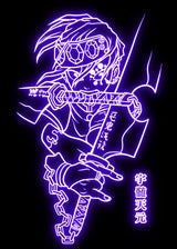 Neon Style Demon Slayer Posters