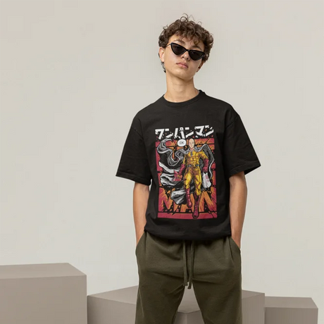This tee captures the magic of Saitama. If you're looking for more One Punch Man merch, we have it all! Check out our anime merch now—free shipping!