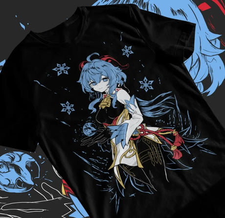 Here at Everythinganimee we have only the best anime merch! Free Global Shipping.
Embrace the elegance and grace of Ganyu from Genshin Impact with this captivating T-shirt. 